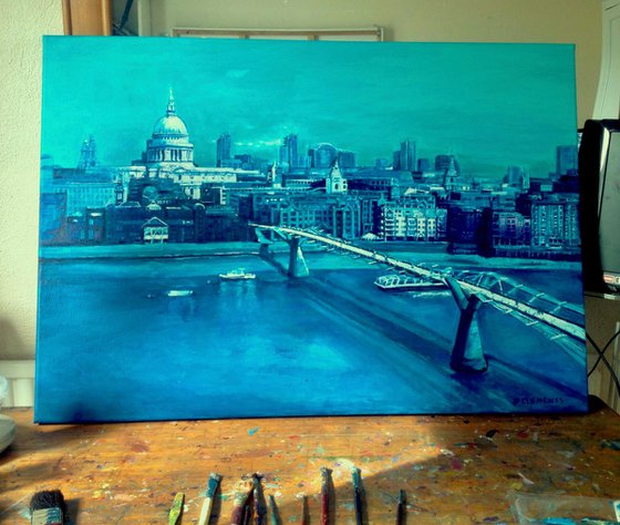 London Blues, St Pauls Cathedral and Millenium Bridge