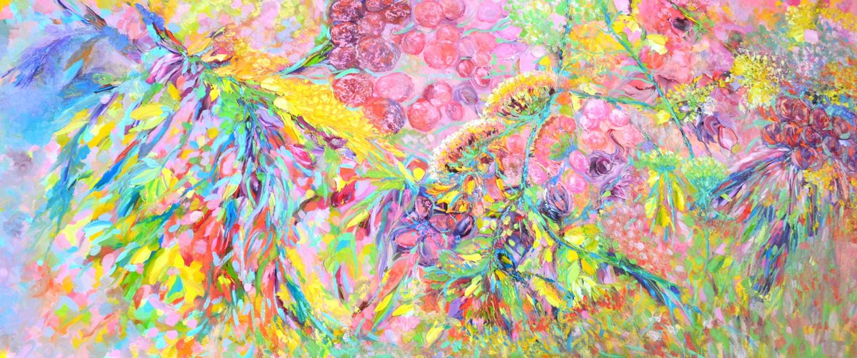 Gardenia By Lesley Blackburn, 47 X 20, Artwork For Sale On Artfinder