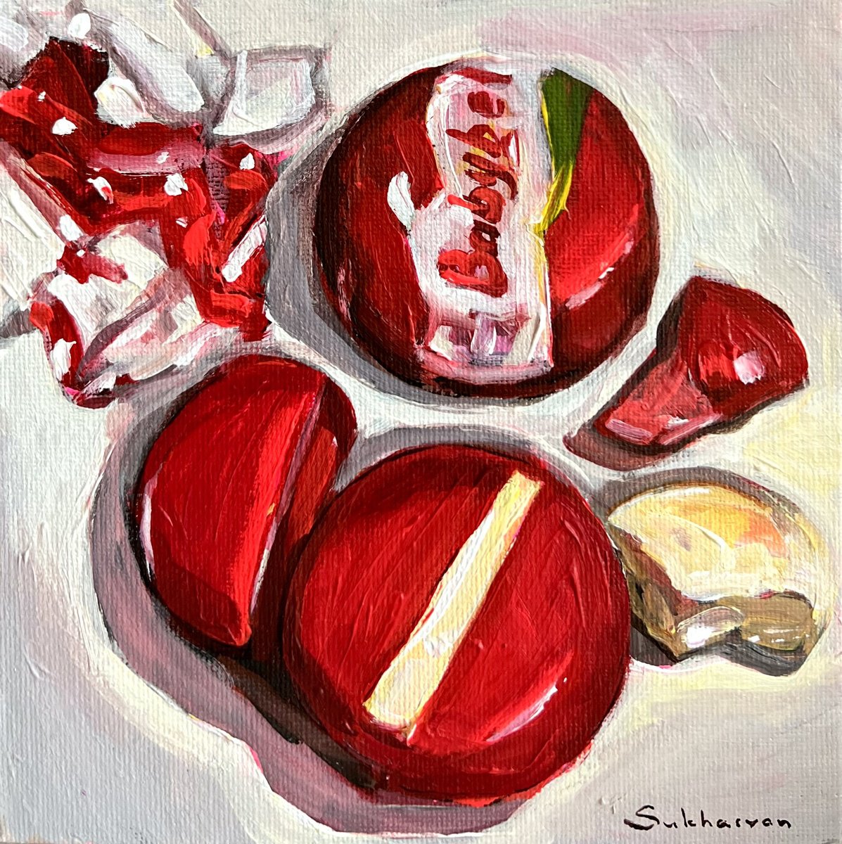 Still Life with Babybel Cheese by Victoria Sukhasyan