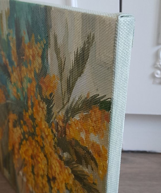 Mimosa-Original  oil painting (2021)