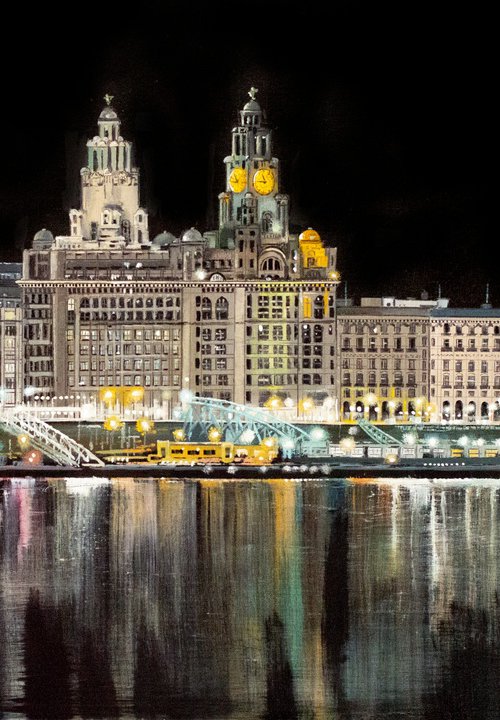 "NIGHT LIVERPOOL. GREAT BRITAIN" by Tetiana Tiplova