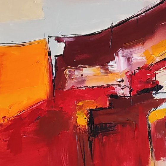 Carré rouge