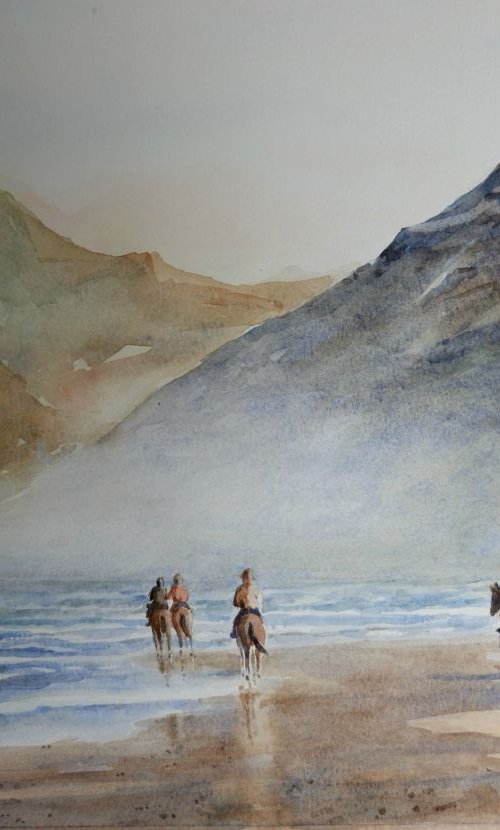 The shoreline by Gerard Kramer