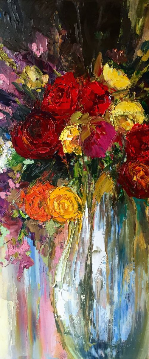 'Late Summer Flowers' by Ewa Czarniecka