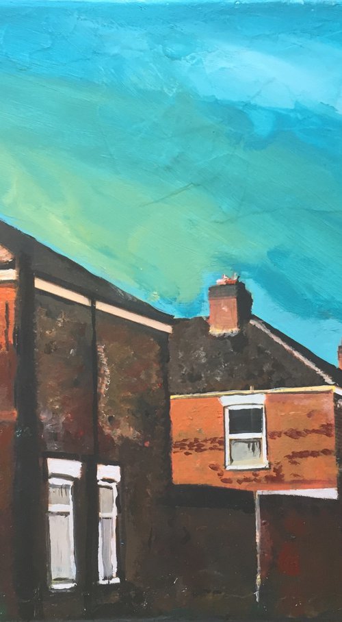 Hull, Terraced Houses by Andrew  Reid Wildman