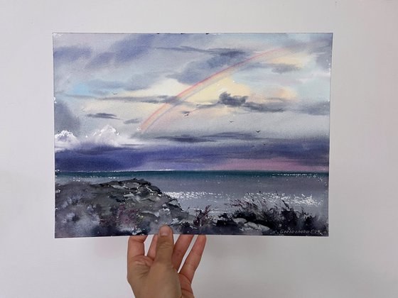 Rainbow over the sea #3