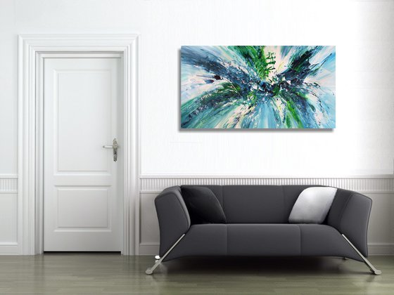 Turquoise Blue Waves C 2