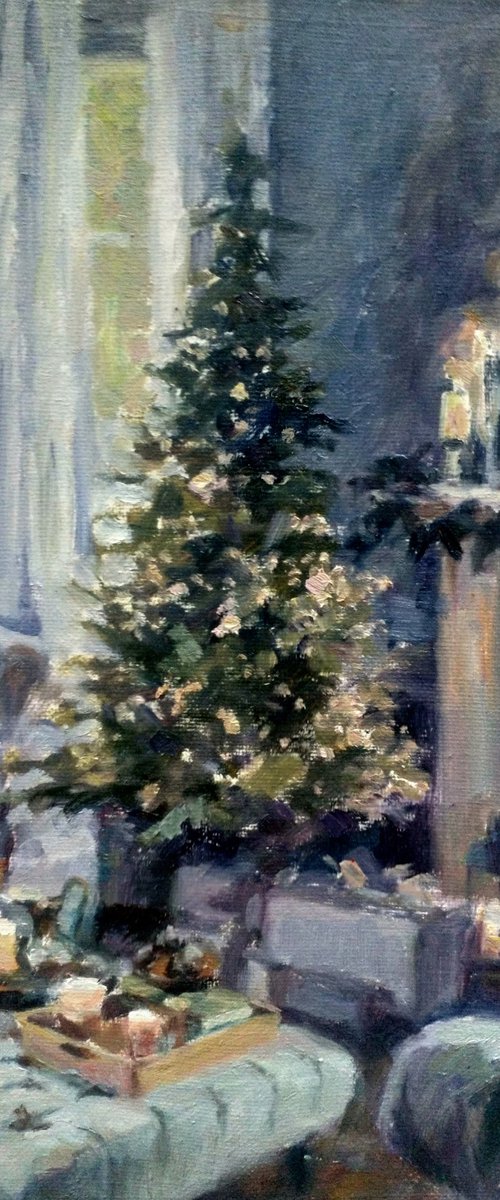 Christmas interior4 by Liudmyla Chemodanova