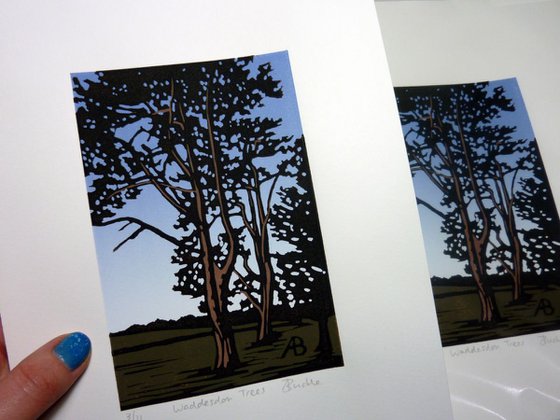 Waddesdon Trees, framed