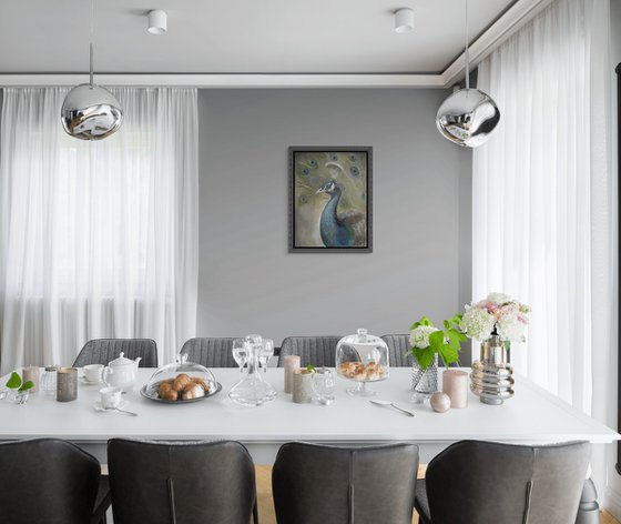 Portrait of a Peacock