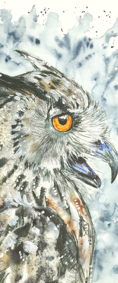 "Eagle owl" by Marily Valkijainen