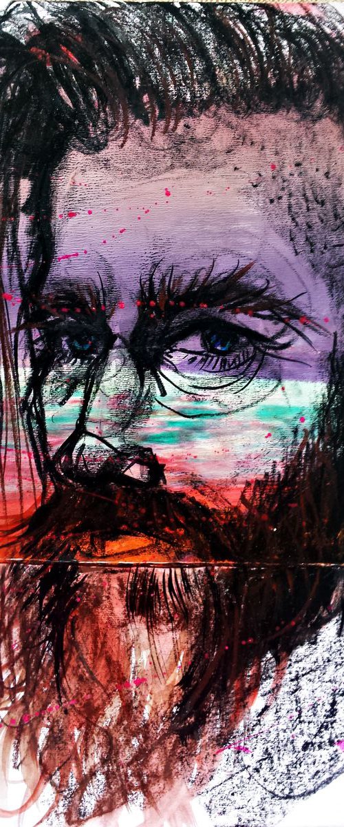 Melancholic portrait by Nevena Kostić