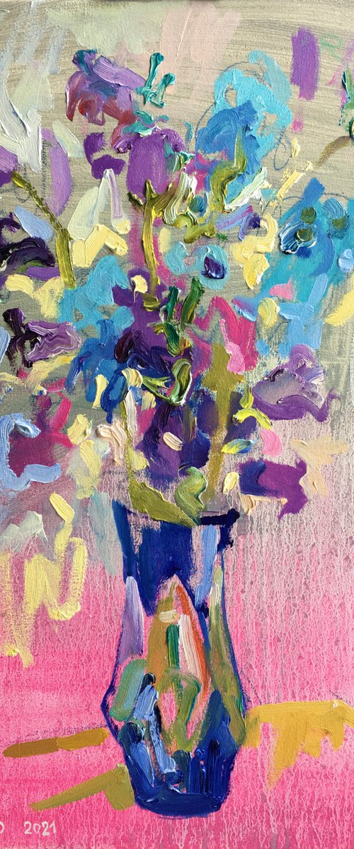 Delphinium by Ole Karako