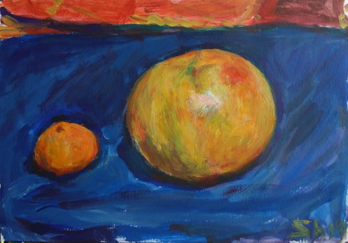 Grapefruit and mandarin by Alexander Shvyrkov