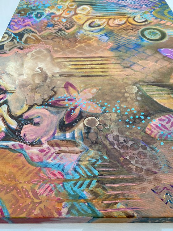 Held in Golden Bloom