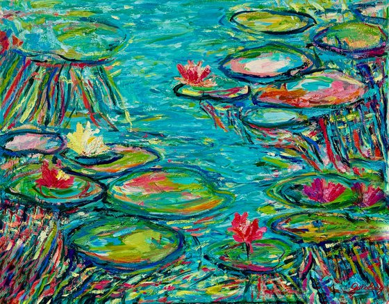 "Dancing reflections"