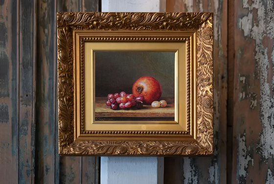 Grapes and Pomegranate
