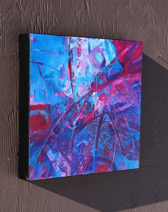 Small Abstract Paintings, Set of Two