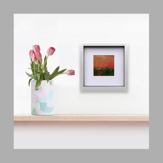 Edit 2.19 - Framed abstract painting