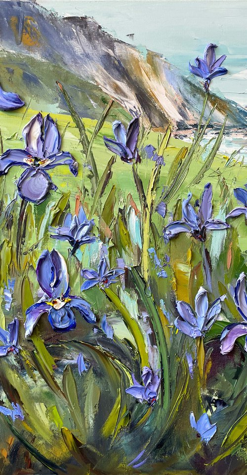 Pacific Coast Irises by Lisa Elley