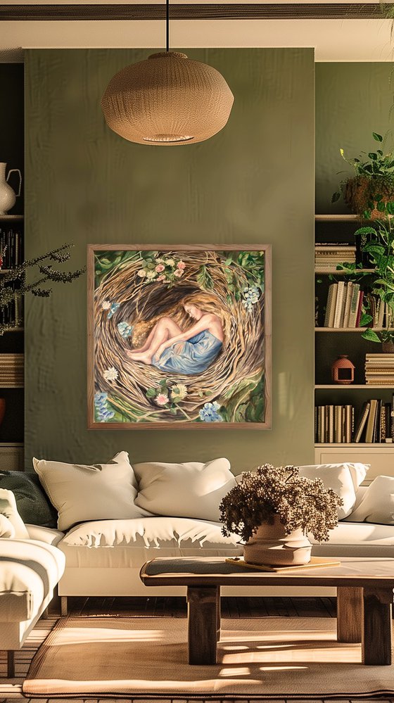 Safe in the Wild (120x120 cm)