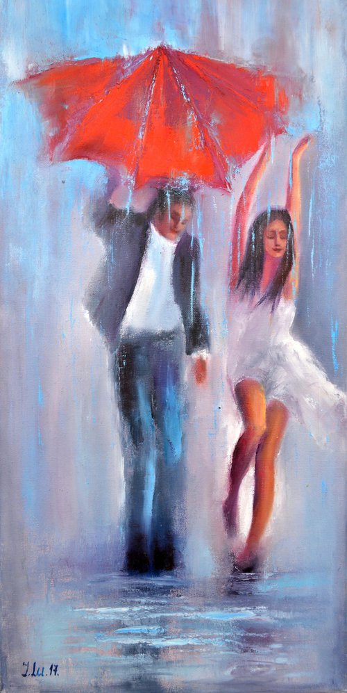 Dancing in the rain by Elena Lukina
