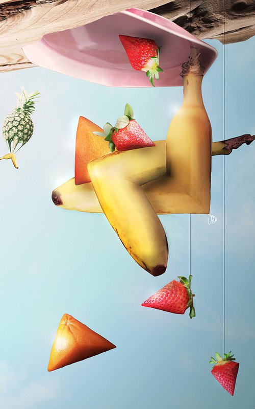 Cubist Fruit by Vanessa Stefanova