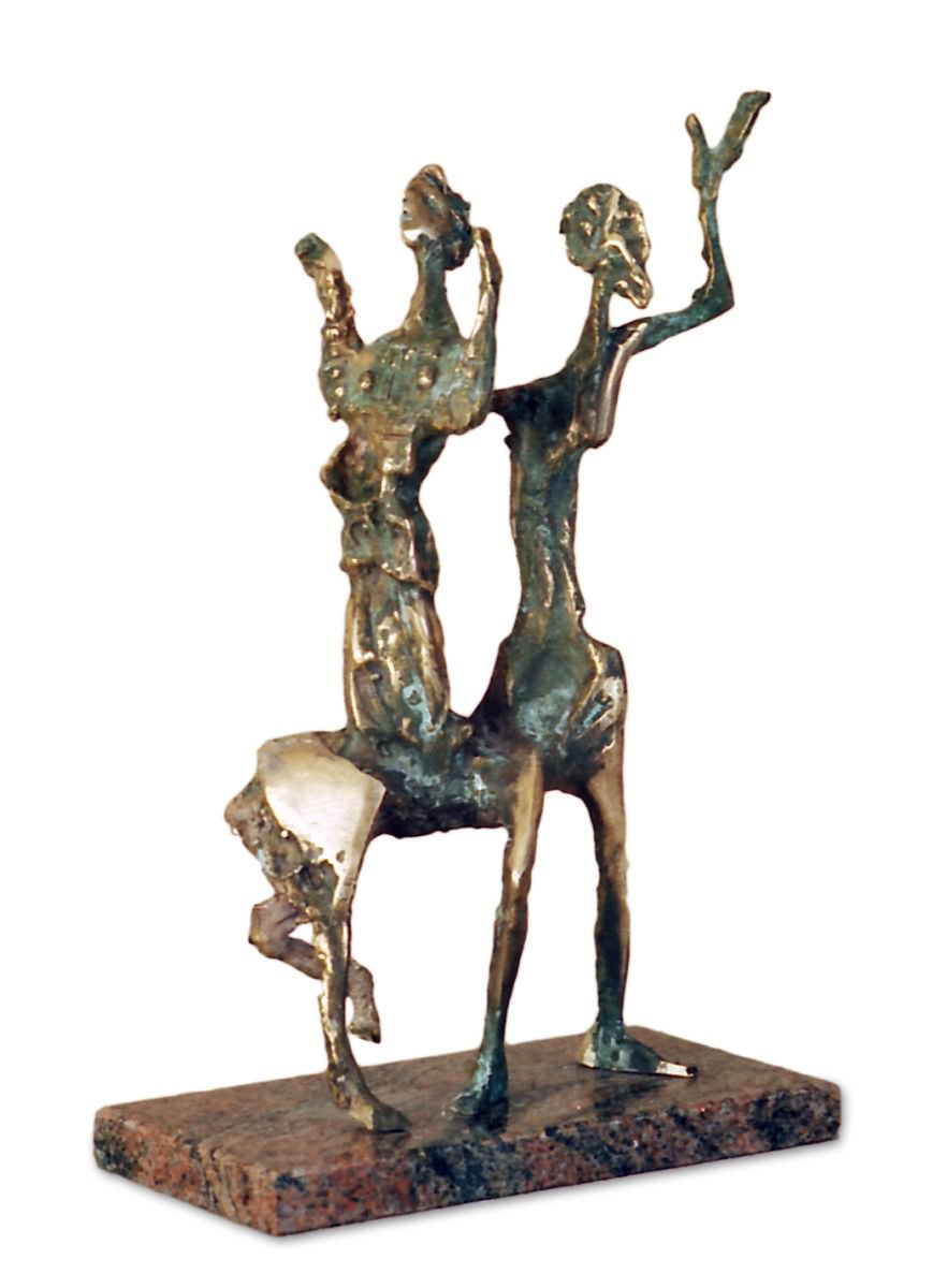Expressive Bronze Sculpture , Centaur Kidnapping A Nymph By Ivan Minekov, 10 X 14, Artwork For Sale On Artfinder