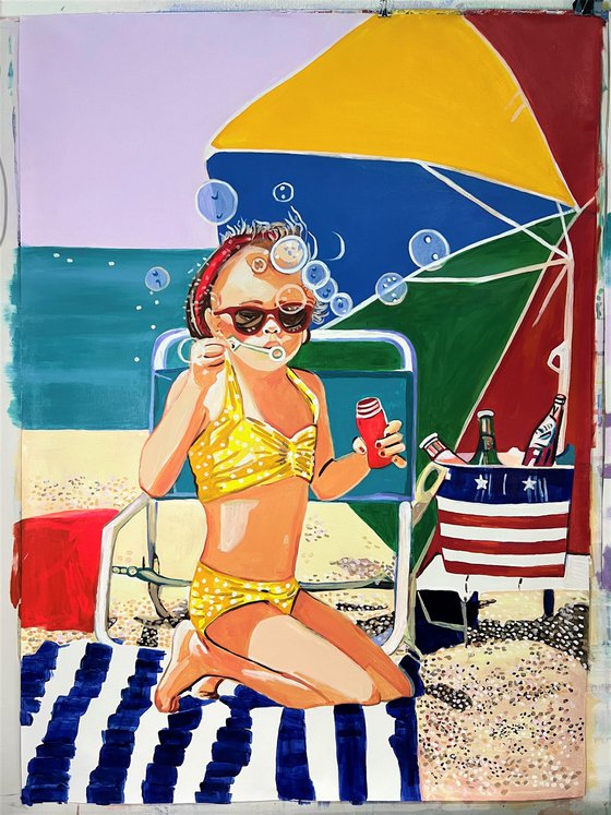At the beach