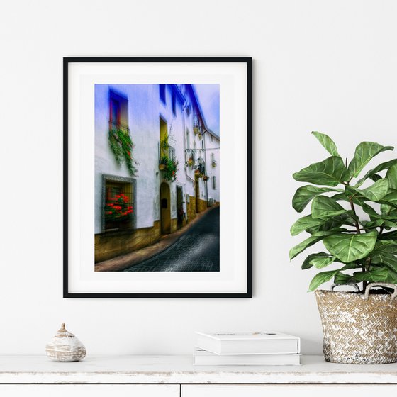Spanish Streets 15. Abstract Multiple Exposure photography of Traditional Spanish Streets. Limited Edition Print #1/10