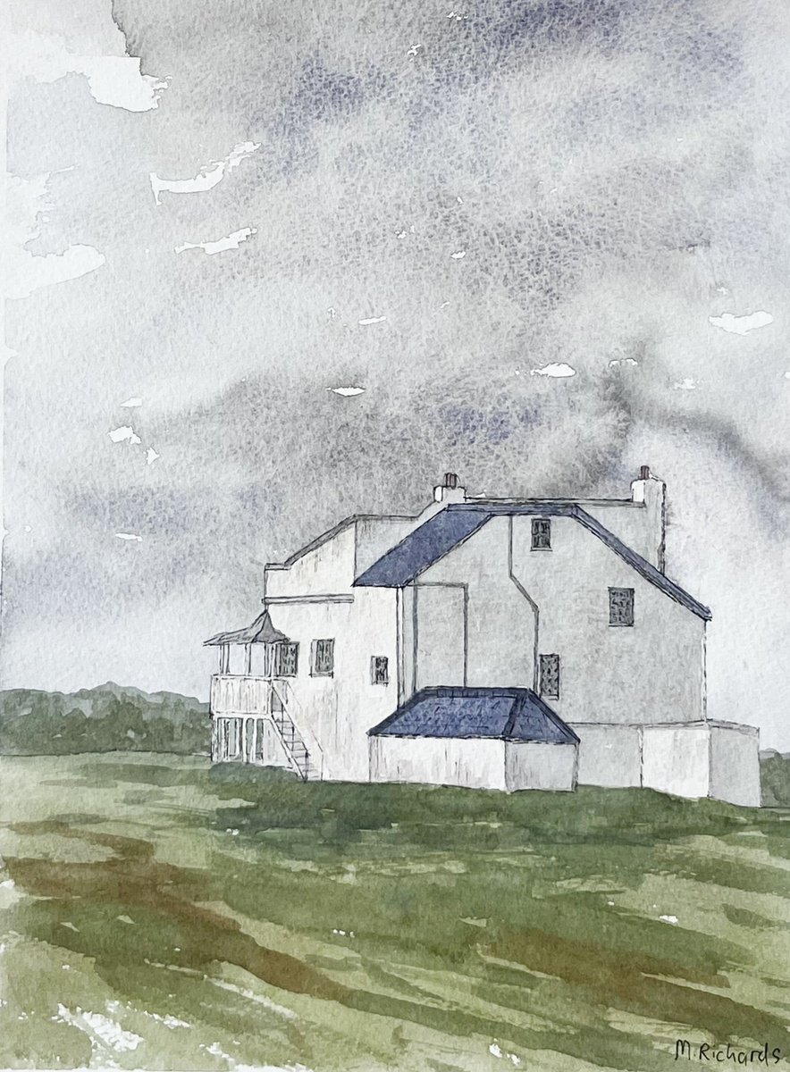 Impressionistic Landscape Watercolour By Michael Richards, 12 X 16", The Princes Stand, Original Artwork