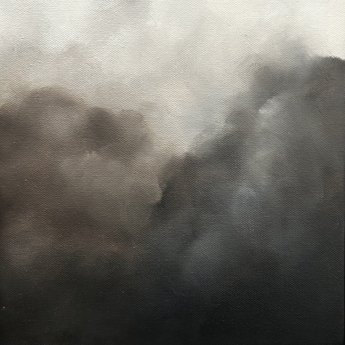 Impressionistic Landscape Oil Painting By Meredith B. Studios, 10 X 10", Cloud Song, Original Artwork