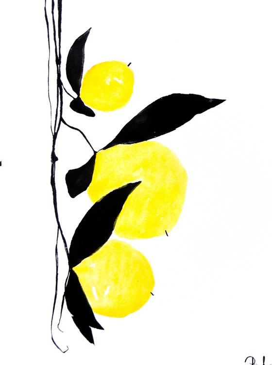 Set of 2. Lemons.