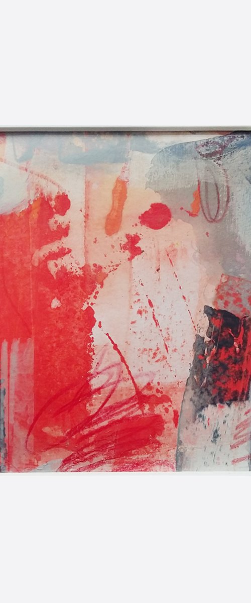 Blush #8 (original abstract painting) by Carolynne Coulson