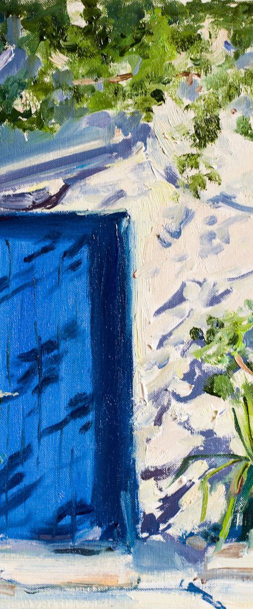 Blue door. Study by Sasha Romm