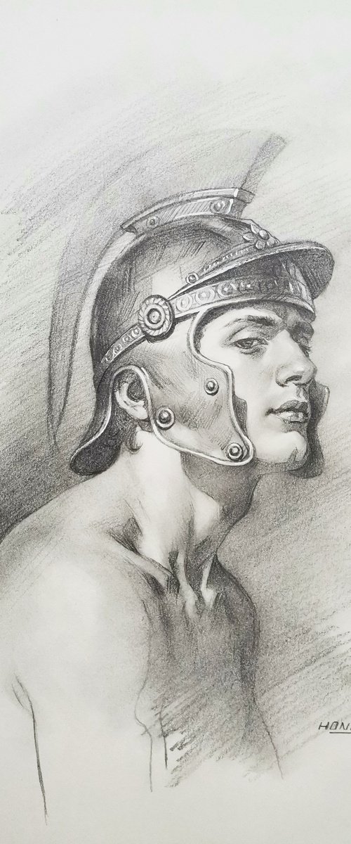 Portrait of knight by Hongtao Huang