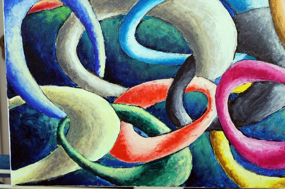 Cadena de favores . Chain of favors.