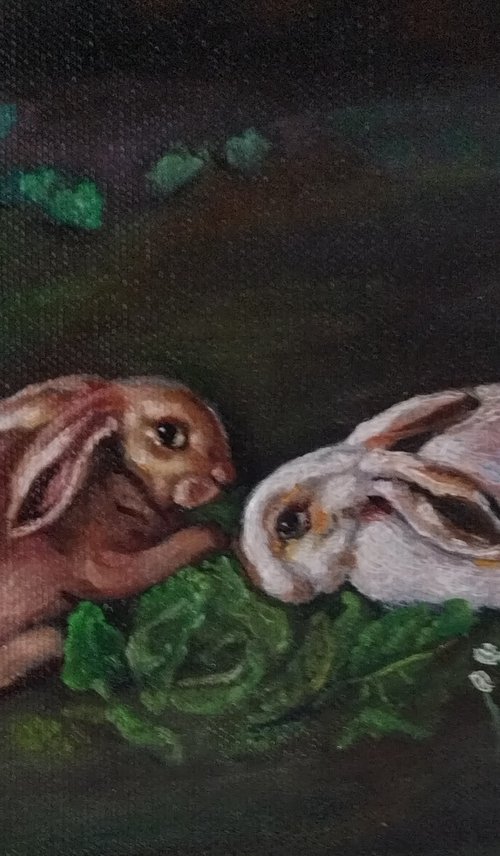 Rabbits by Viktória Déri