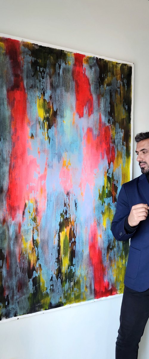 RADIANCE V - Contemporary Abstract Painting by Orvvet