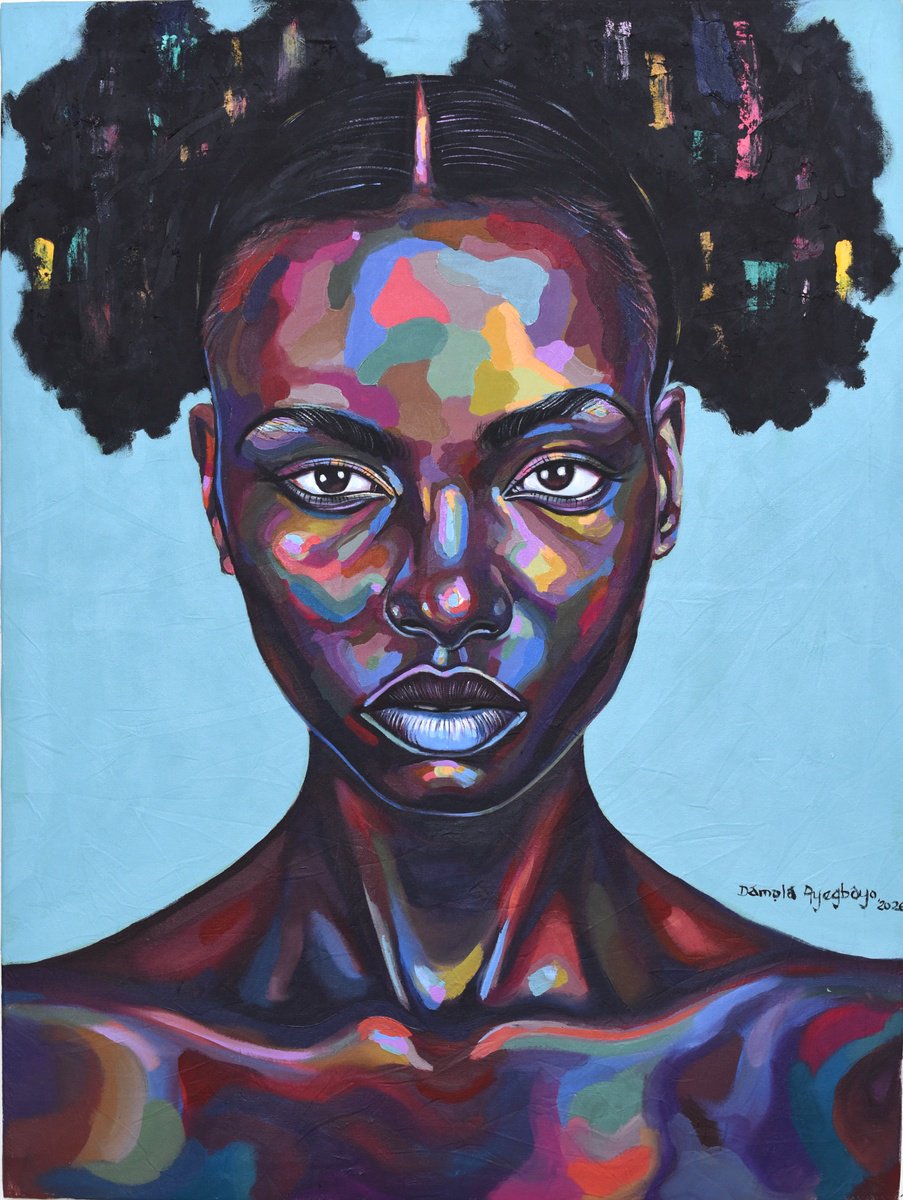 Free But Hungry 7 By Damola Ayegbayo, 30 X 40, Artwork For Sale On Artfinder