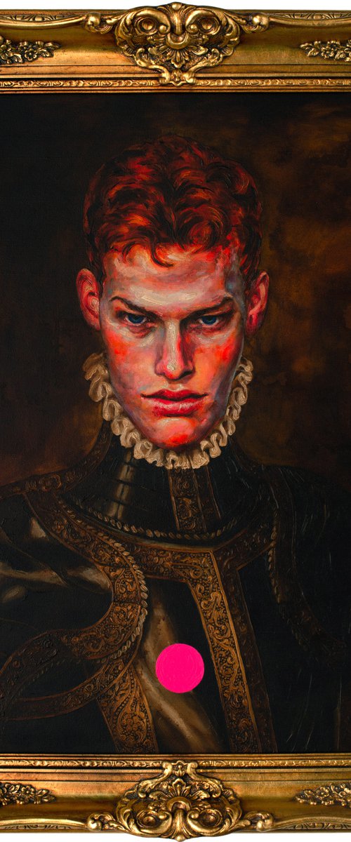 Portrait of a Young Knight by Oleksandr Balbyshev