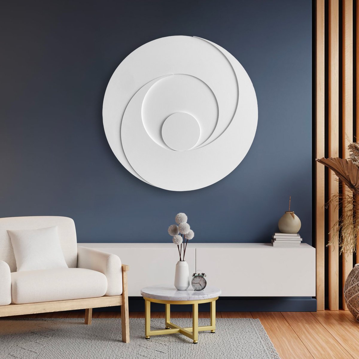 Geometric Abstract Relief By Liam Roberts, 24 X 24", Encircle, Original Artwork