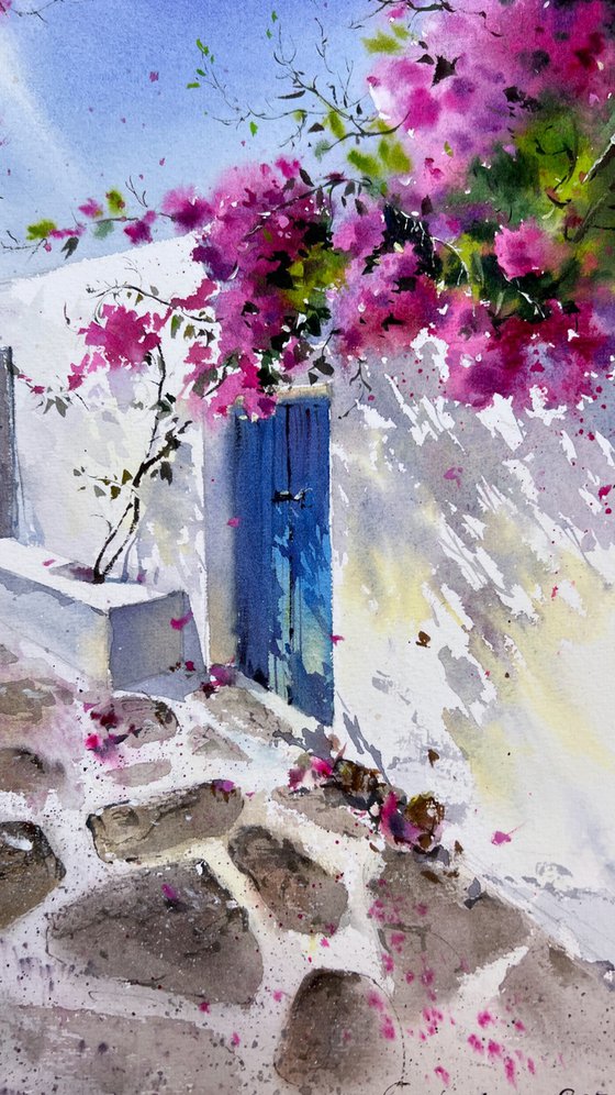 Bougainvillea Door