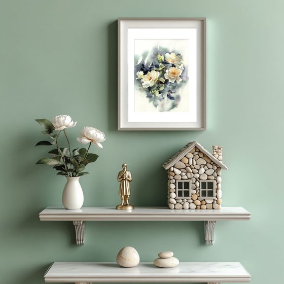 Cheerful bloom / Light roses