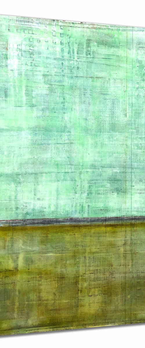 Greens Of Contrast (30x40in) by Robert  Tillberg
