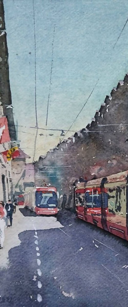 Bern Tram by Vladislav Urzhenko