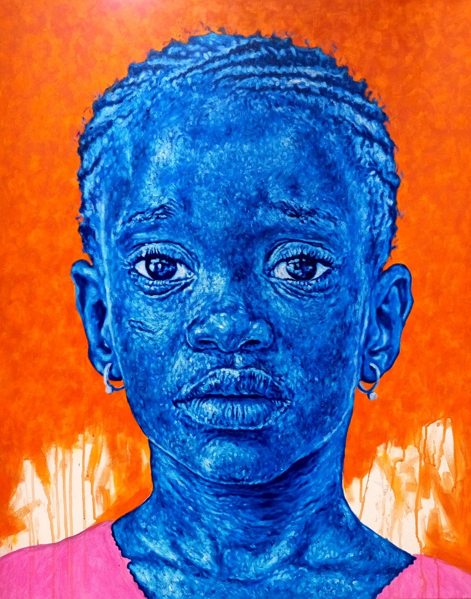 Quiet Strength By Clement Mohale, 31 X 39, Artwork For Sale On Artfinder