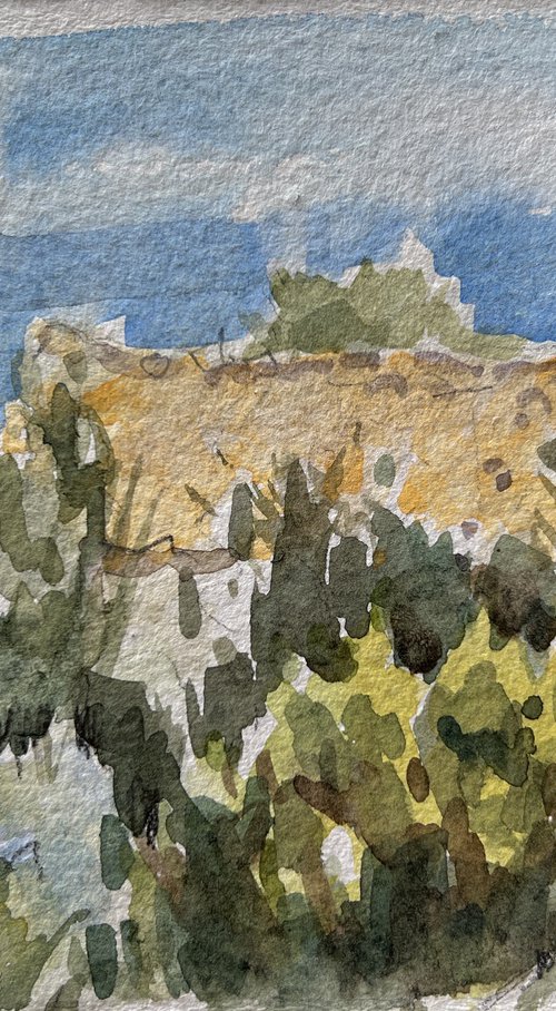 Garden, Kefalonia II by Louise Gillard