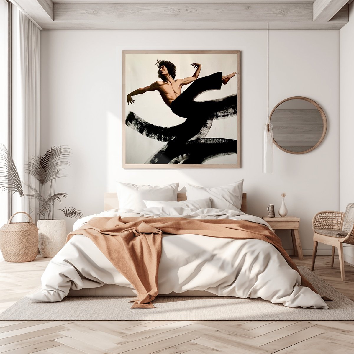 Expressive Oil Painting , Leap Of Faith By Anzhelika Klimina, 39 X 39, Artwork For Sale On Artfinder