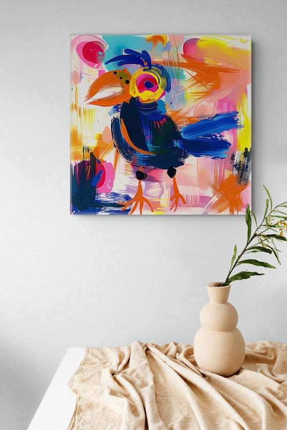 Colorful Abstract Bird
